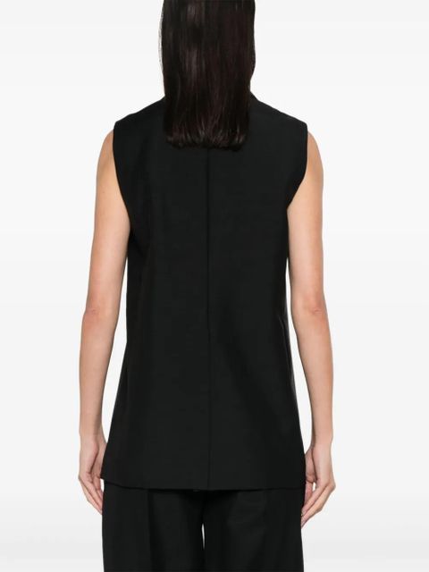 FENDI peak-lapel waistcoat - Black