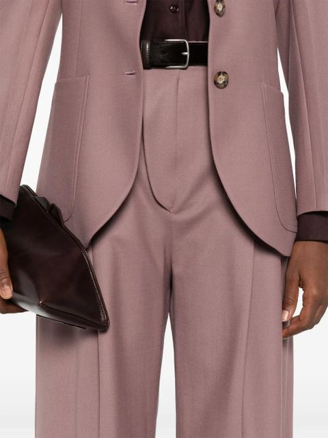 Victoria Beckham pleated tailored trousers - Pink