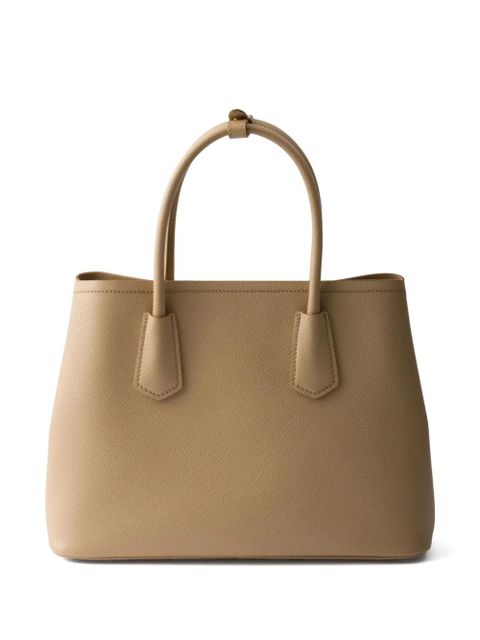 Prada medium Double tote bag - Neutrals