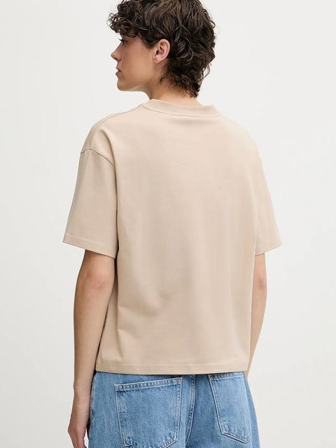 HUGO t-shirt lounge kolor beżowy 50490593 - zdjęcie produktu nr 2