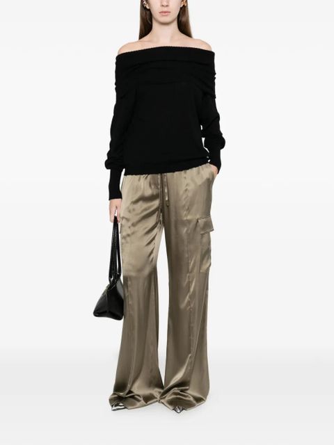 PINKO off-the-shoulder sweater - Black - zdjęcie produktu nr 2