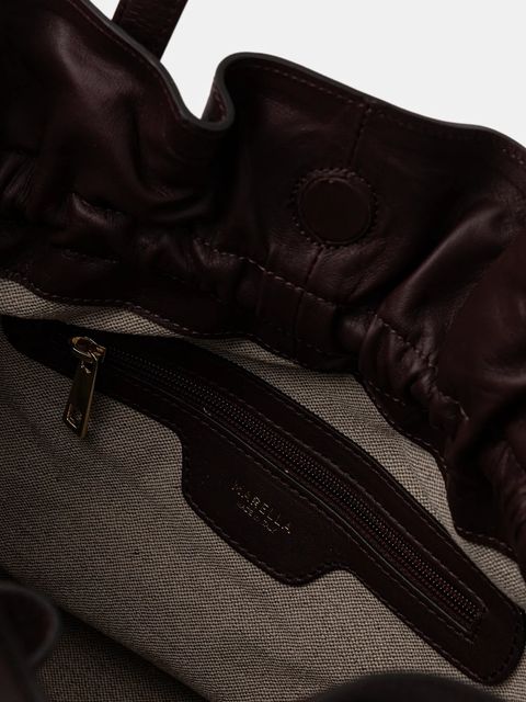 Marella torebka skórzana kolor szary 2523519047200