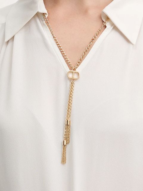 Twinset bluzka damska kolor beżowy gładka 252TP2291