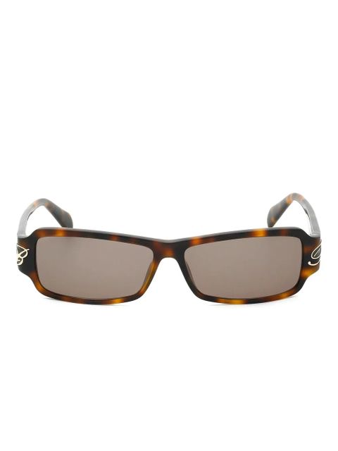 Blumarine rectangular-frame sunglasses - Brown - zdjęcie produktu nr 1
