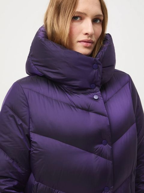 Medicine kurtka puchowa kolor fioletowy