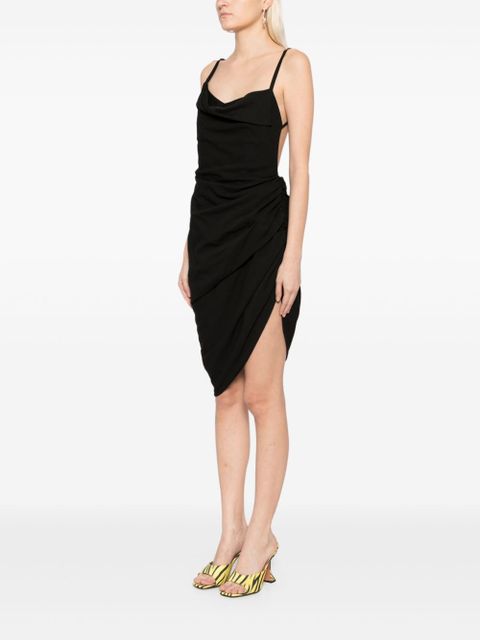 Jacquemus La Robe Saudade Mini Dress - Black