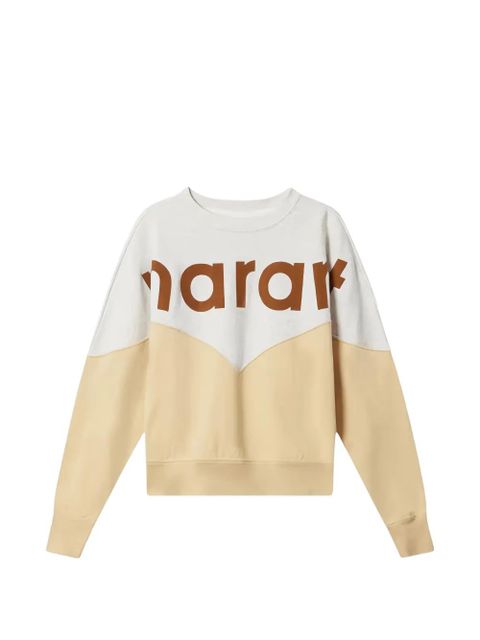 ISABEL MARANT Houston logo colour-block sweatshirt - Neutrals - zdjęcie produktu nr 1