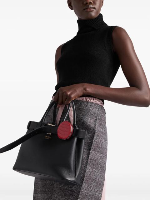 Prada roll-neck cashmere vest - Black