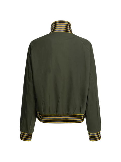 Prada striped collar coat - Green - zdjęcie produktu nr 2