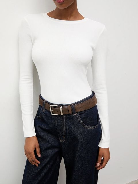 Answear.LAB longsleeve kolor biały - zdjęcie produktu nr 1