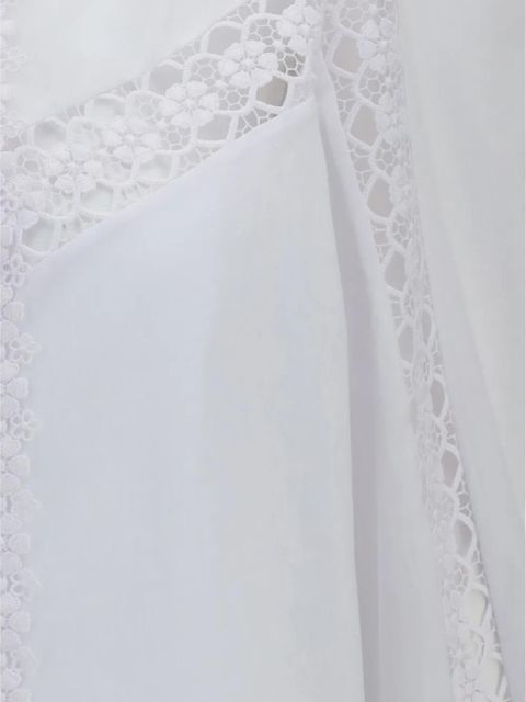 Charo Ruiz Ibiza Devi lace-insert blouse - White