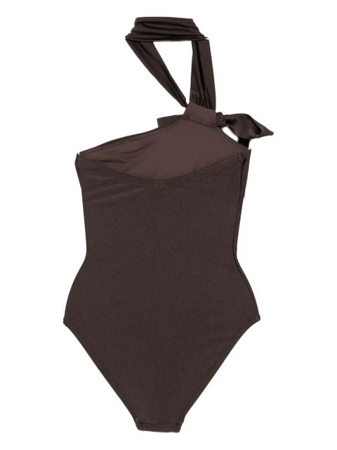 ZIMMERMANN Awaken one-shoulder swimsuit - Brown - zdjęcie produktu nr 2