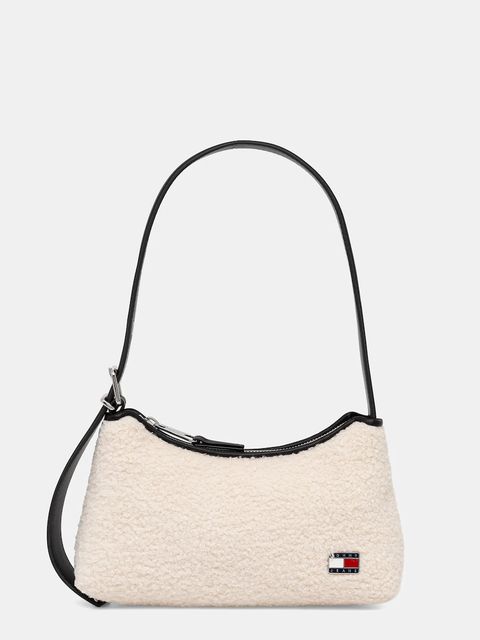 Tommy Jeans torebka kolor beżowy AW0AW18011 - zdjęcie produktu nr 1