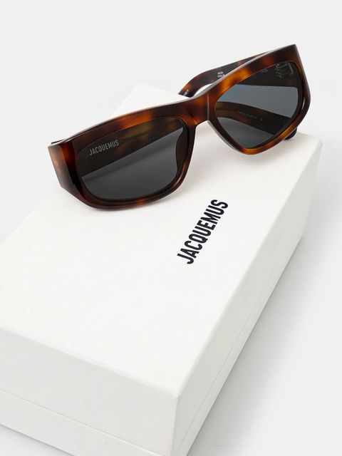 Jacquemus okulary przeciwsłoneczne PILOTA kolor brązowy JAC2C4SUN