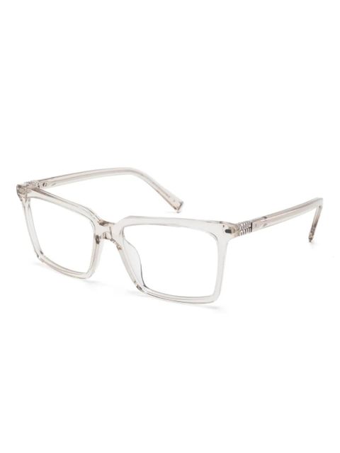 Miu Miu Eyewear transparent glasses - White - zdjęcie produktu nr 2