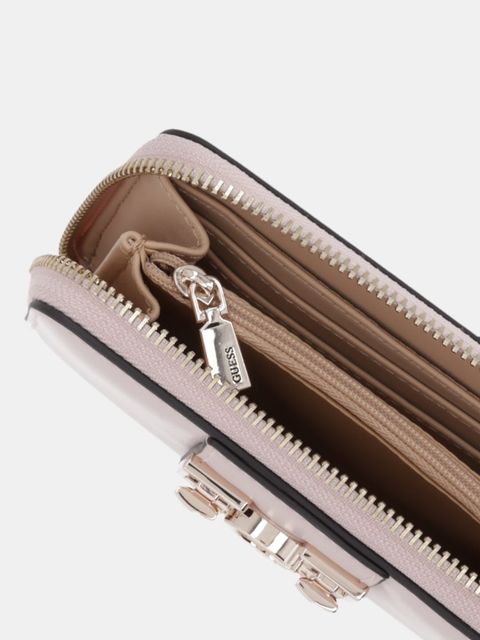 Guess portfel JANE damski kolor różowy SWVG98 91140 - zdjęcie produktu nr 2