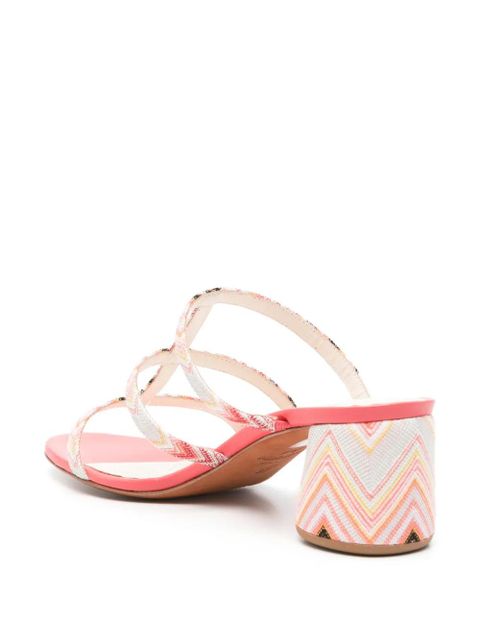 Missoni 55mm zigzag sandals - Pink - zdjęcie produktu nr 2