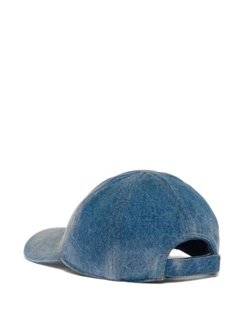 Prada denim baseball cap - Blue - zdjęcie produktu nr 2