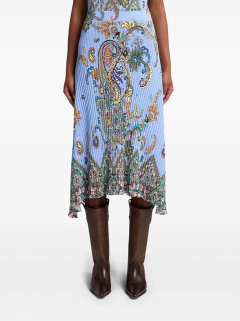 ETRO ribbed-knit skirt - Blue - zdjęcie produktu nr 2