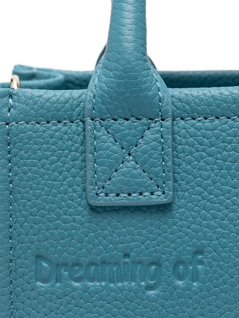 MC2 Saint Barth mini Vanity logo-embossed tote bag - Blue