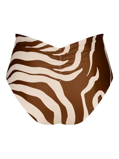 Johanna Ortiz Taita animal-print bikini bottom - Neutrals