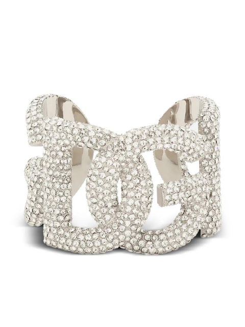 Dolce & Gabbana DG crystal-embellished bracelet - Silver - zdjęcie produktu nr 1