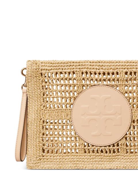 Tory Burch Ella hand-crocheted pouch - Neutrals
