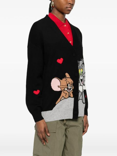 MC2 Saint Barth x Warner Bros cartoon-print cardigan - Black