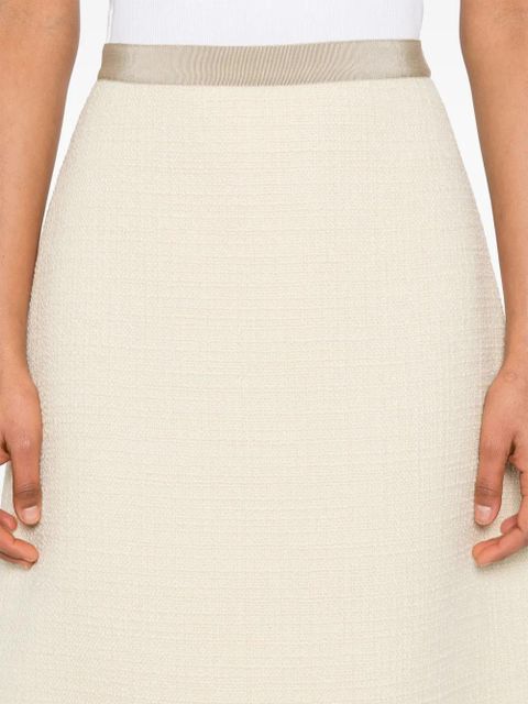 Valentino Garavani tweed midi skirt - Neutrals