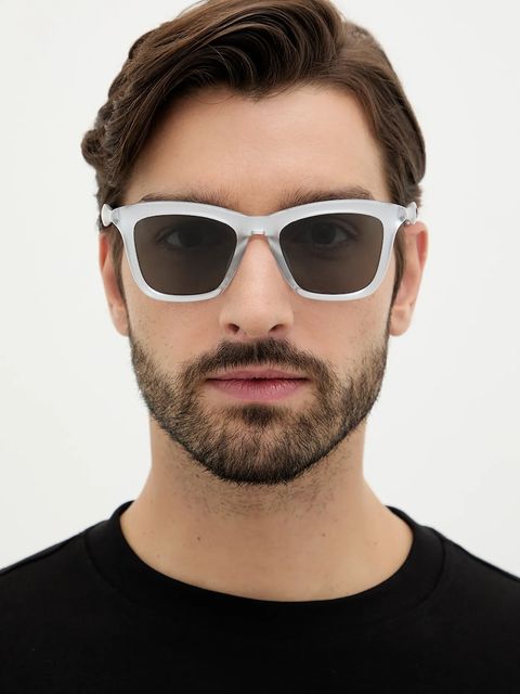 Diesel okulary przeciwsłoneczne kolor szary 0DL3008U