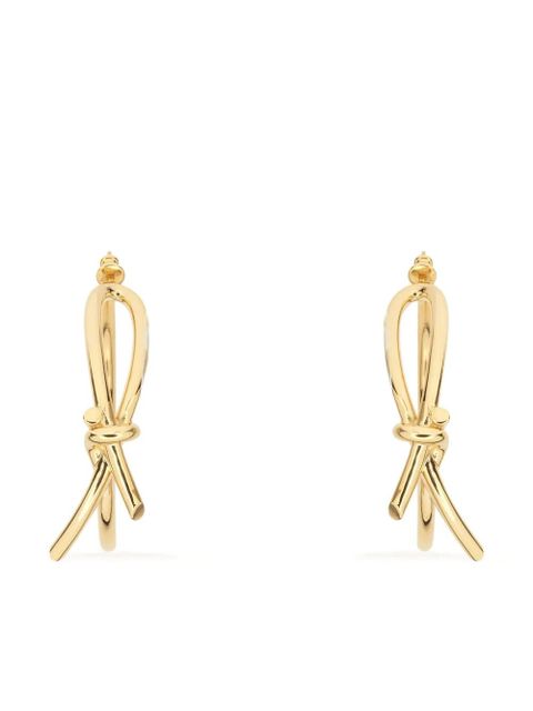 Ferragamo asymmetric bow earrings - Gold - zdjęcie produktu nr 2