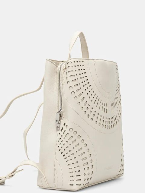 Desigual plecak ORBIS SUMY damski kolor beżowy duży 25SAKP13 - zdjęcie produktu nr 1