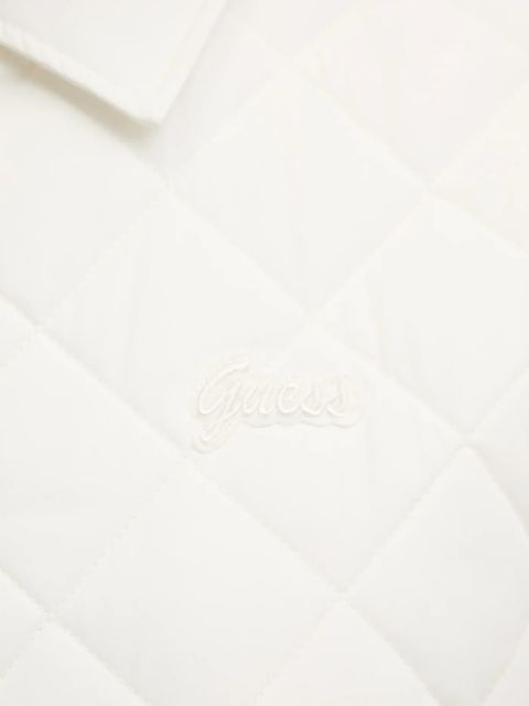 Guess kurtka BIANCA kolor beżowy przejściowa V5YL13 WHE92