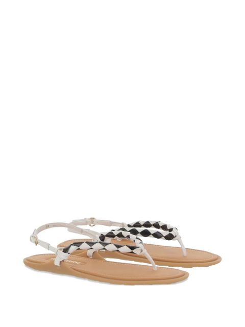 Miu Miu two-tone sandals - White - zdjęcie produktu nr 2
