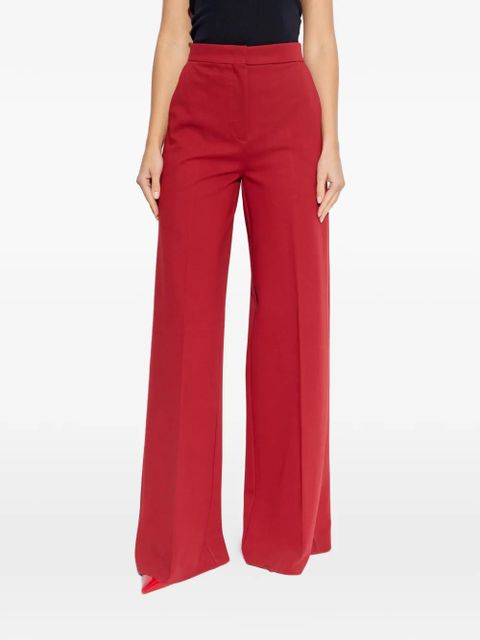 Max Mara side-pocket palazzo pants - Red