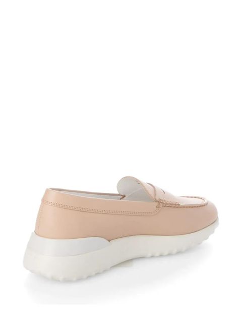 Tod's leather loafers - Neutrals