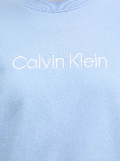 Calvin Klein Underwear bluza damska kolor niebieski z aplikacją LV00QS7514