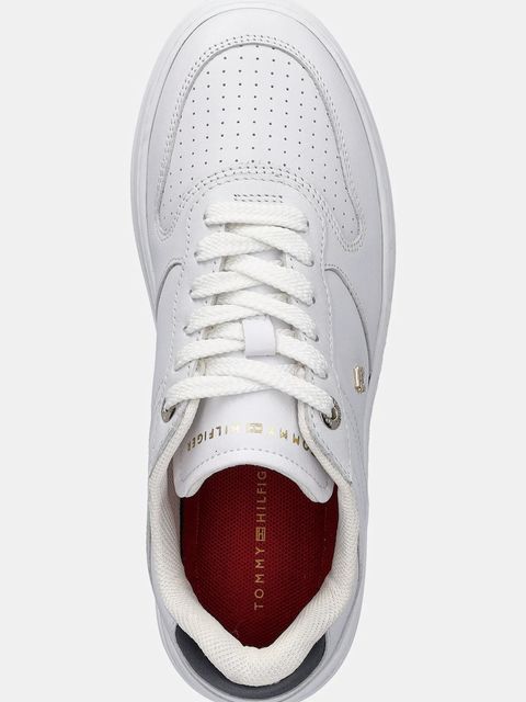 Tommy Hilfiger sneakersy TH SPORTY CUPSOLE CORP damskie kolor biały FW0FW09025