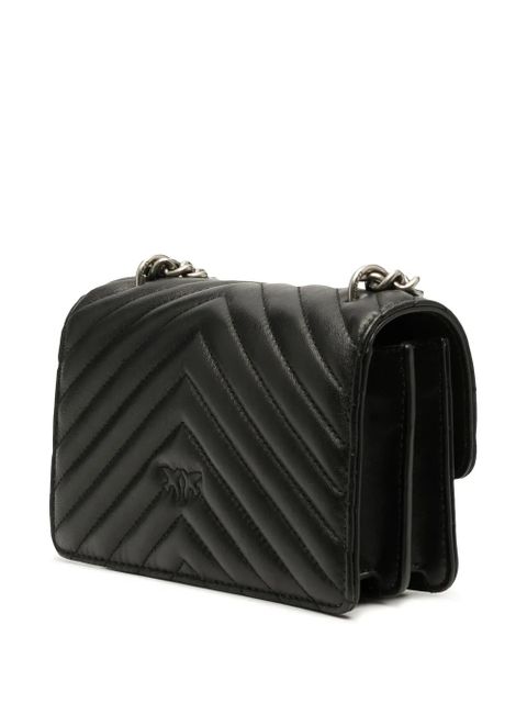 PINKO Lovebird quilted shoulder bag - Black - zdjęcie produktu nr 2
