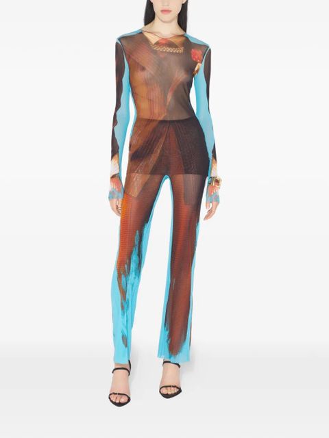 Jean Paul Gaultier Tennis elasticated-waist trousers - Brown - zdjęcie produktu nr 2