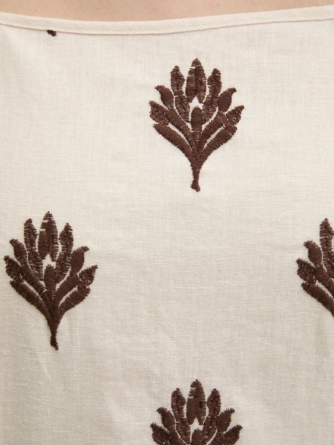 Abercrombie & Fitch sukienka lniana