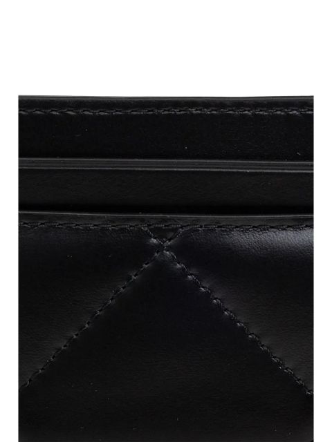 Tory Burch logo-plaque card holder - Black