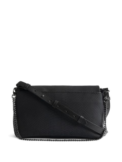 Zadig&Voltaire Rocky II Soft Savage chain-strap satchel bag - Black - zdjęcie produktu nr 2