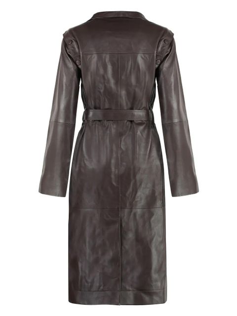 Yves Salomon leather coat - Brown - zdjęcie produktu nr 2