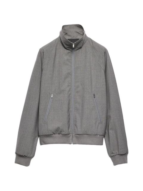 Prada zip wool jacket - Grey - zdjęcie produktu nr 1