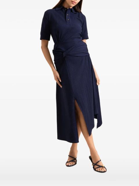 Victoria Beckham short-sleeve polo shirt - Blue - zdjęcie produktu nr 1