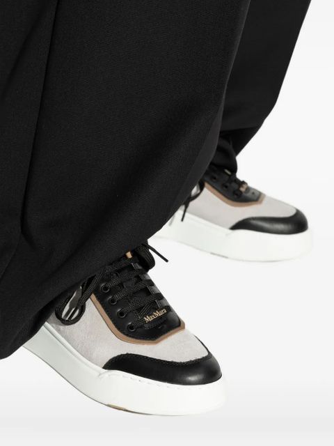 Max Mara Maxi suede sneakers - Neutrals
