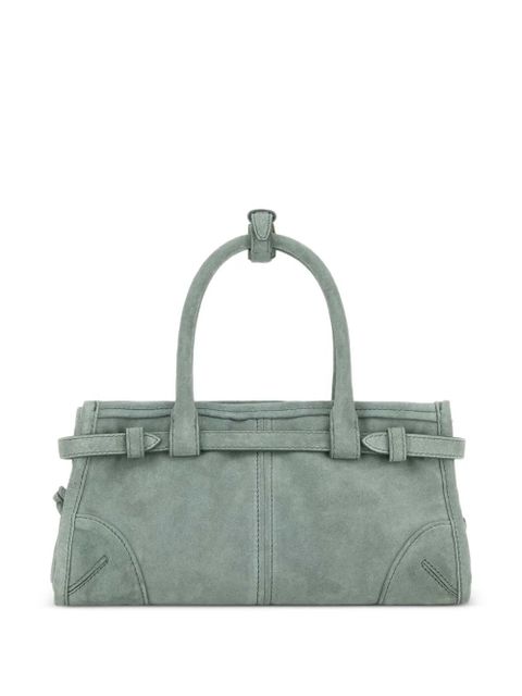 Prada mini Bonnie suede tote bag - Green - zdjęcie produktu nr 2