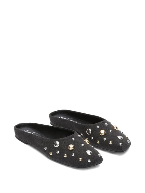 3.1 Phillip Lim Dome studded mules - Black - zdjęcie produktu nr 2