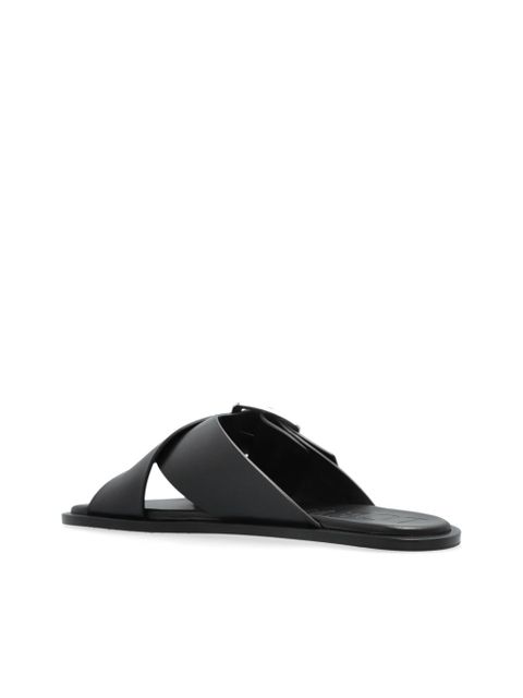 LOEWE Petal Belt sandals - Black
